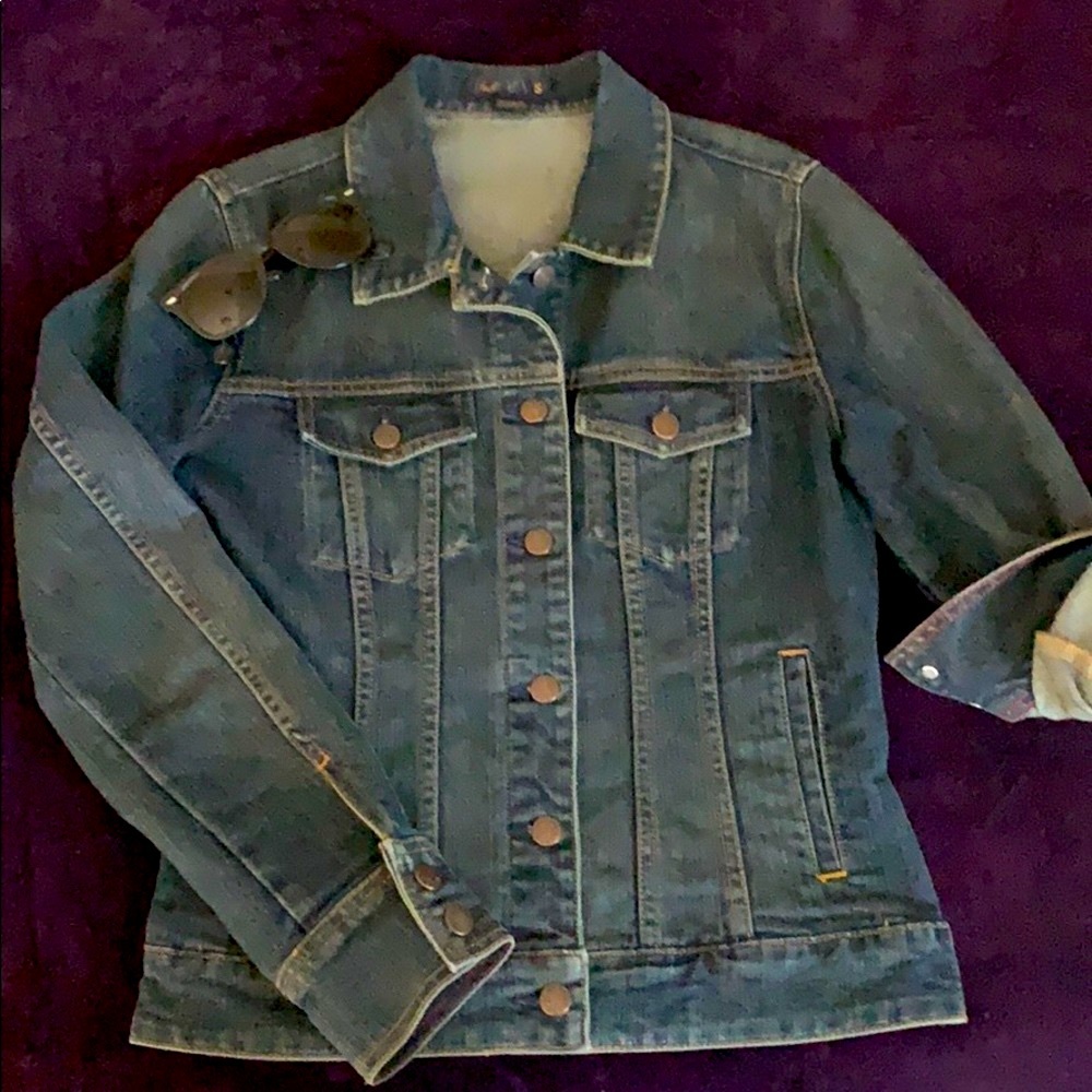 J.Crew dark denim jacket